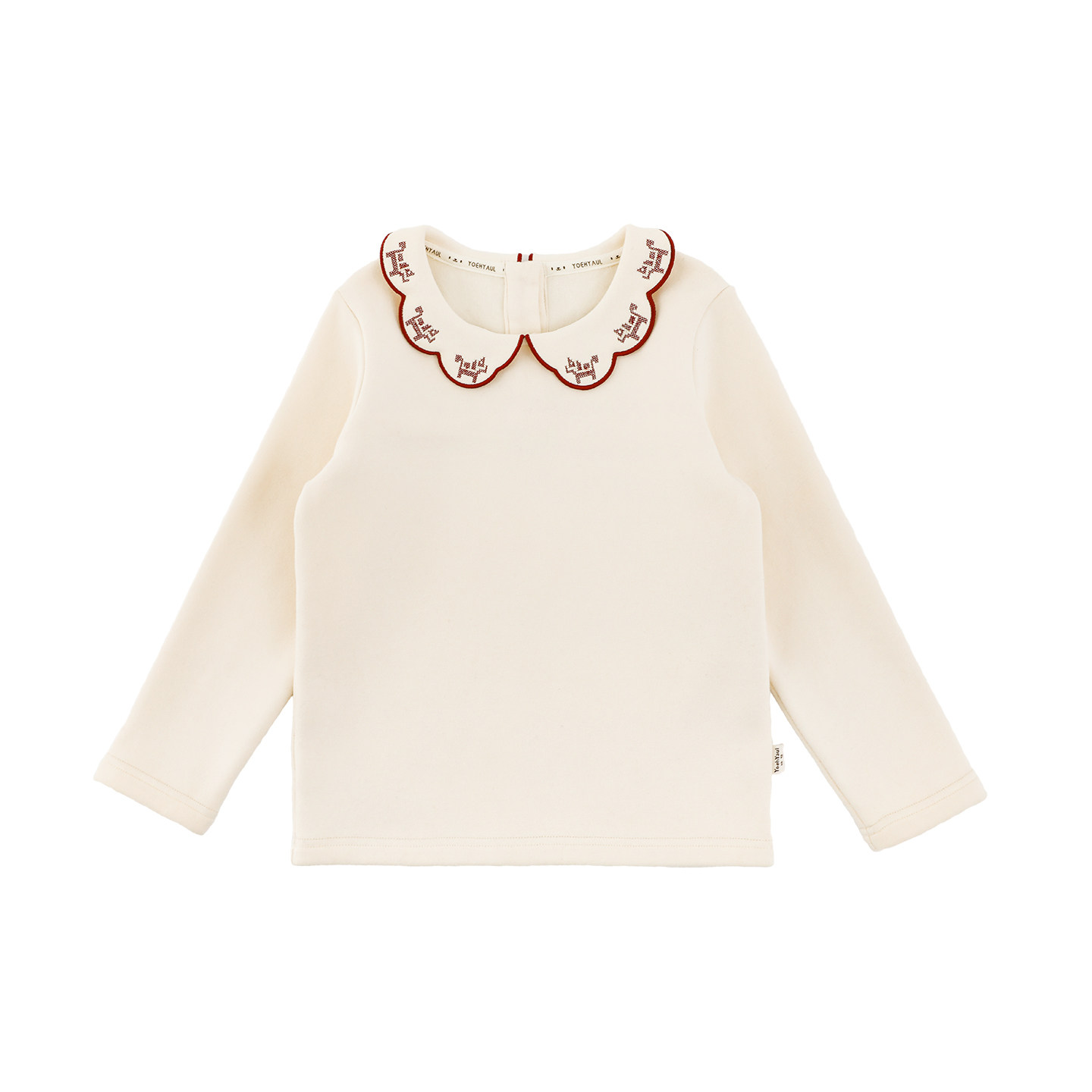 幼悠女童2025冬季新款加绒保暖娃娃领打底衫休闲百搭儿童t恤年服,淘宝优惠券,粉丝福利购,淘宝优惠卷