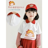 Комплект, классическая мультяшная футболка для отдыха, осенний, в корейском стиле