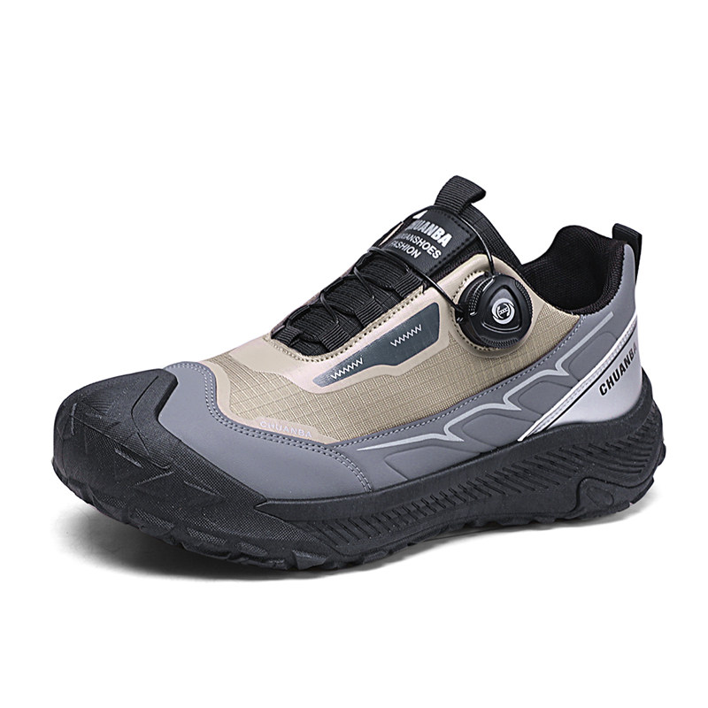 外贸男士春夏季一脚蹬旋转纽扣运动休闲鞋男款百搭户外徒步登山鞋,淘宝优惠券,粉丝福利购,淘宝优惠卷