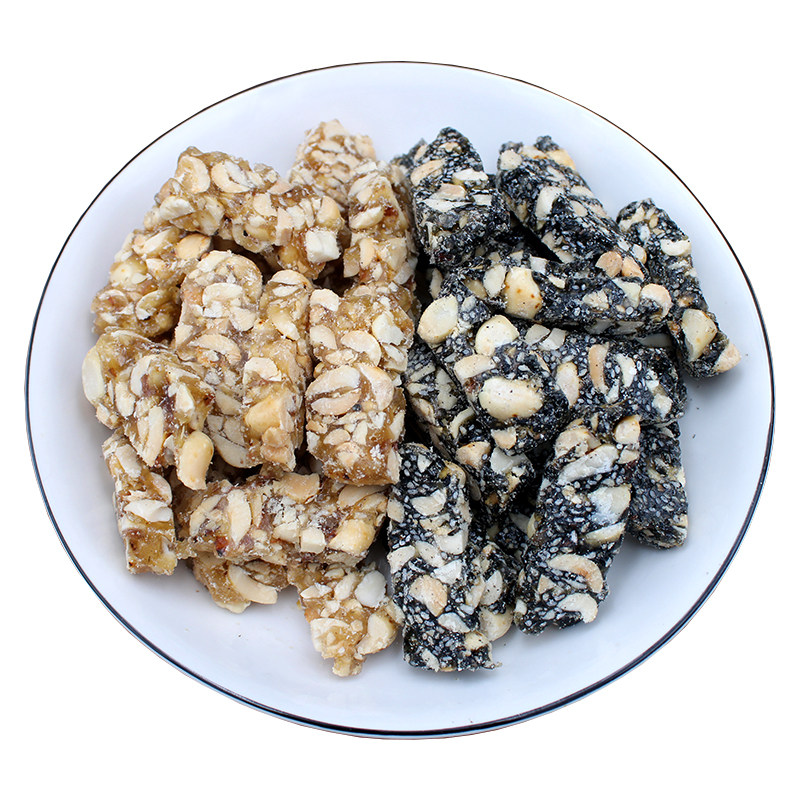 浙江台州温岭特产芝麻糖花生糖纯黑芝麻片豆老式纯手工麦芽糖零食,淘宝优惠券,粉丝福利购,淘宝优惠卷