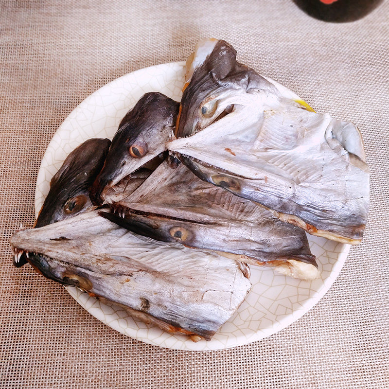 台州特产海鲜干货鳗鱼头干淡鳗鱼鲞干货头温岭现晒鳗鱼骨头500g,淘宝优惠券,粉丝福利购,淘宝优惠卷