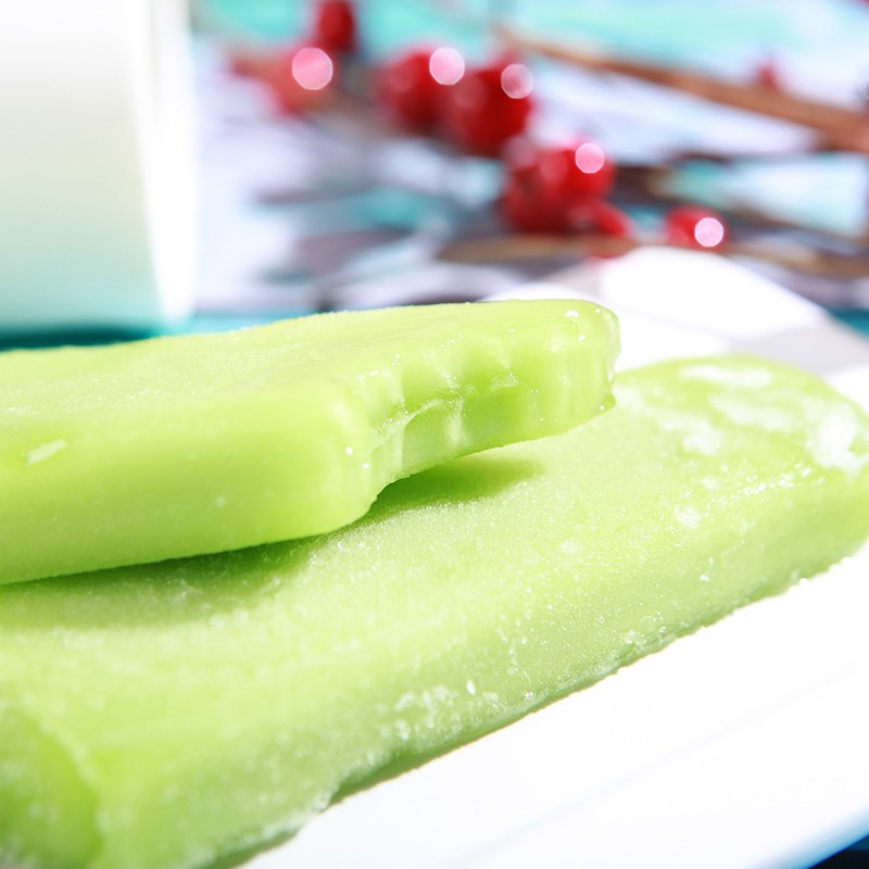 5支 和路雪麦酷狮绿舌头冰淇淋54g 苹果口味果冻冰棍童年味道雪糕 - 图2