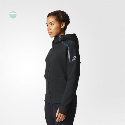 Adidas 阿迪达斯 ZNE Hoodie男女情侣装秋冬连帽针织夹克卫衣外套