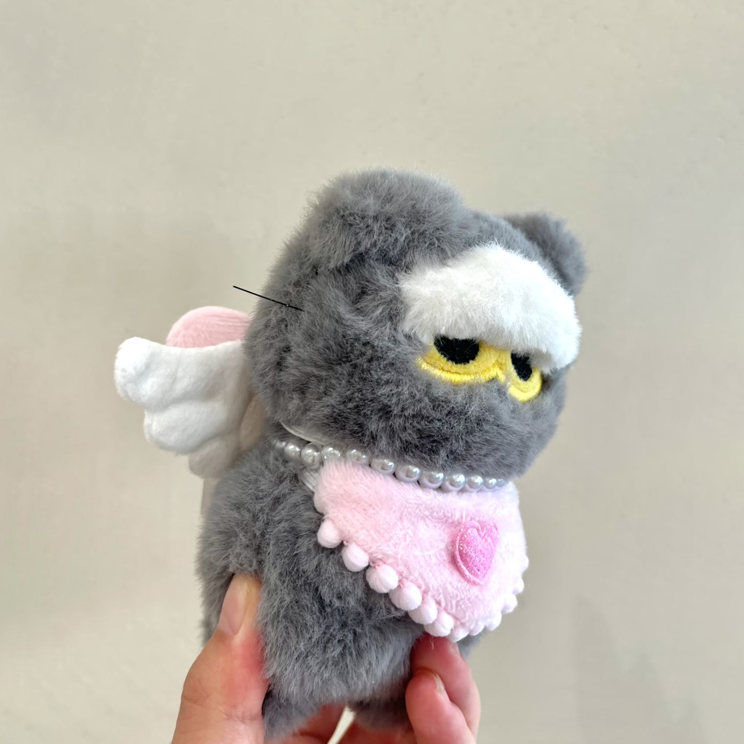 tirelire 天使粉色爱心翅膀拉布布labubu搪胶公仔魈娃娃 仅娃衣,淘宝优惠券,粉丝福利购,淘宝优惠卷