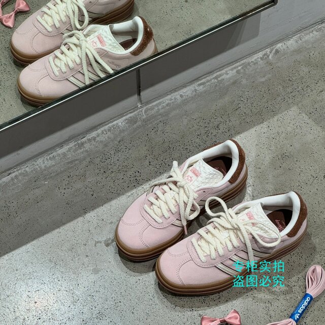 ເກີບຜ້າໃບກິລາ Adidas Clover Disney Mary Cat ຮ່ວມກັບ velvet low-top heightening thick-soled sports sneakers JR4244