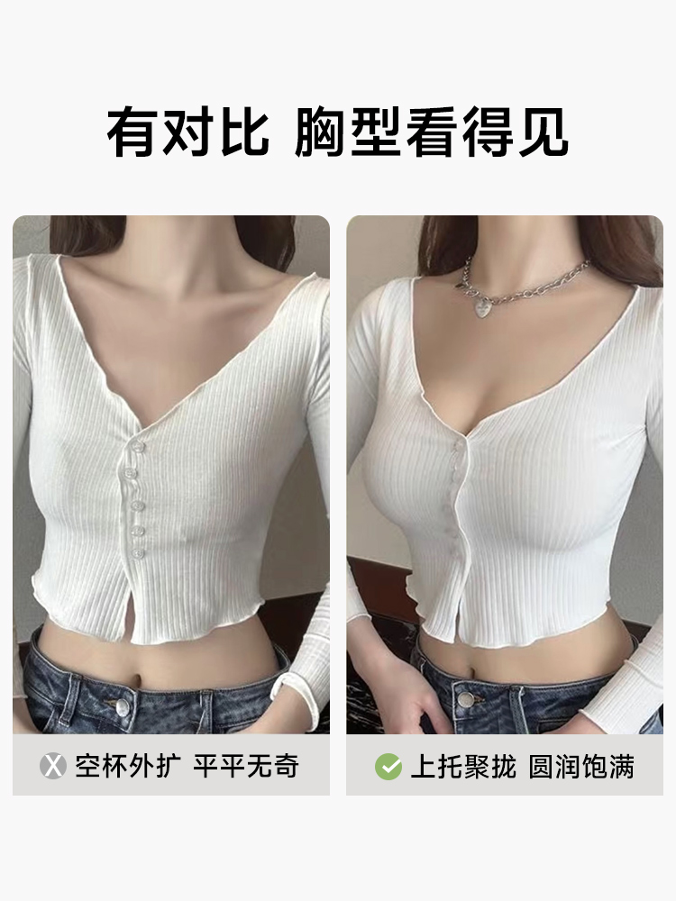 前扣内衣女小胸聚拢平胸专用显大调整型收副乳上托性感美背文胸罩