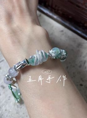 新中式莺织灵蛇手链小众设计