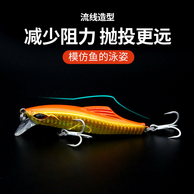 科迈雷28克远投沉水米诺路亚饵潜水翘嘴假饵铅笔黑鲈鳜鱼饵硬饵,淘宝优惠券,粉丝福利购,淘宝优惠卷