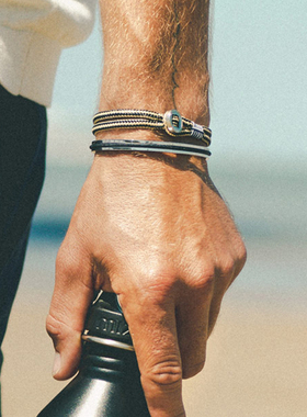 情侣手绳编织沙滩双圈肖战同款