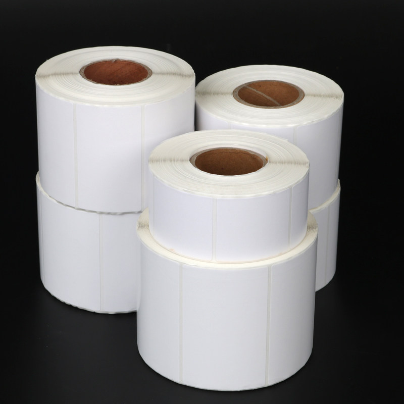 标签纸铜版纸不干胶80 25 30 40 50 60 70条码打印纸铜板标签贴纸_虎窝淘