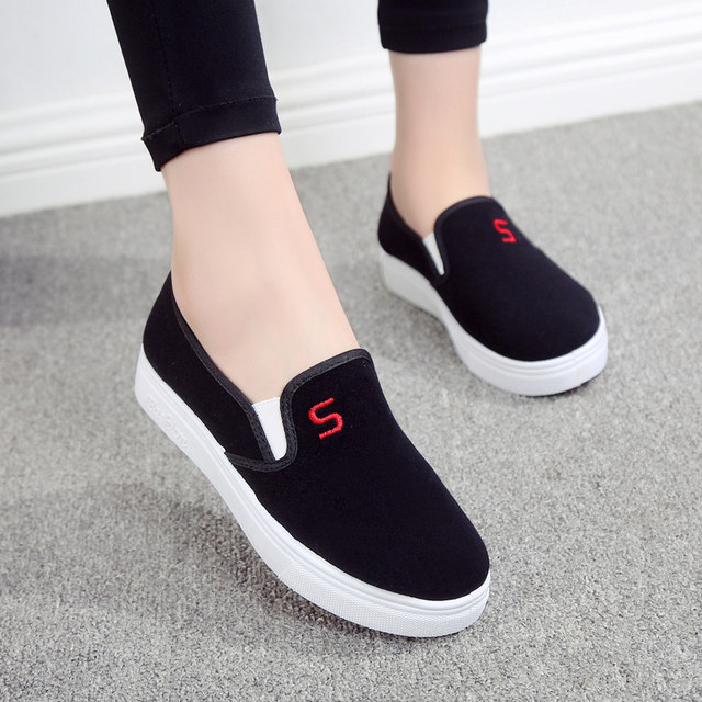 Versatile new style of women's casual old Beijing cloth shoes for pregnant women