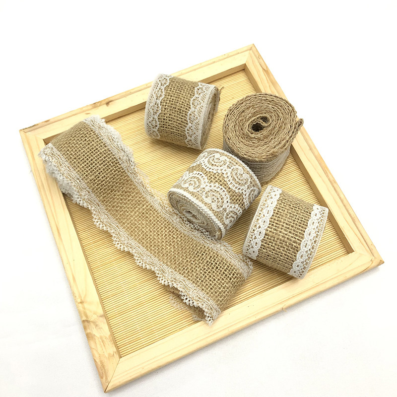 麻布蕾丝卷幼儿园环创布置材料diy手工环境制作布料花边布条丝带_虎窝淘