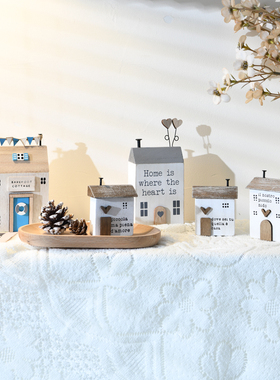 木质装饰摆件日式卧室客厅