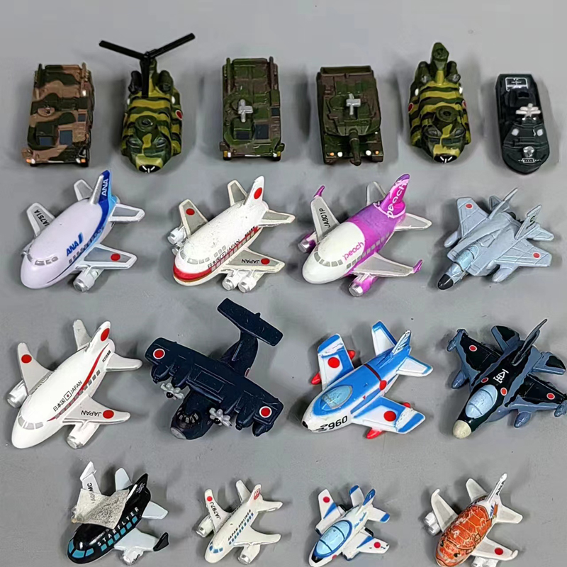 正版散货 全日空 航空限定迷你飞机模型摆件 玩具 diy配件场景 - 图2