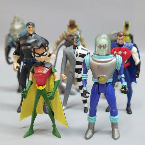 正版散货 DC正义联盟 漫画英雄绿灯侠 小丑 超人关节可动手办摆件 - 图0