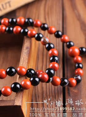 红竹石影子石108颗手链