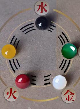 橘子石手绳香灰琉璃手串朱砂转运珠手绳本命年补金补木补火水土