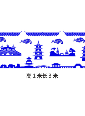 中国风边框中小学幼儿园班级教室黑板报布置环创主题墙文化墙装饰