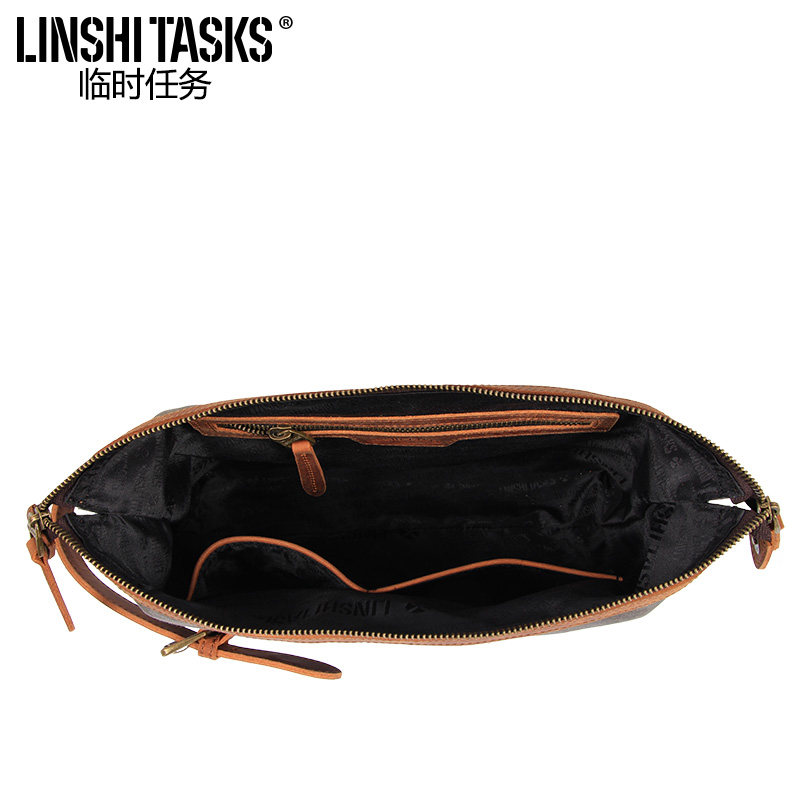 男士手抓包新款个性休闲帆布男包 linshitasks男士包袋