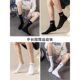 ຖົງຕີນ Nike/Nike ຂອງແທ້ໃນລະດູຮ້ອນຂອງຜູ້ຊາຍ, ຖົງຕີນກິລາຊັ້ນສູງຂອງຜູ້ຊາຍ, ຖົງຕີນກິລາບ້ວງທີ່ມີເສັ້ນຜ່າກາງ, ຖົງຕີນແມ່ຍິງທີ່ມີຄວາມຍາວກາງບາງໆ