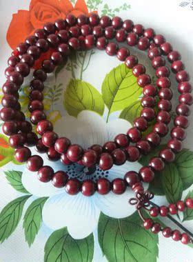 6mm-10mm红木佛珠手链