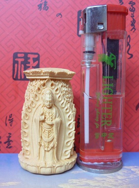 工艺品手把件观音小木雕