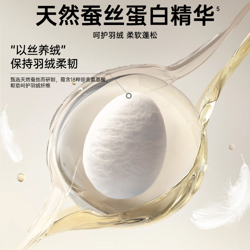立白小白白羽绒洗衣液强效去污专用除菌除螨棉服机洗水洗清洗剂