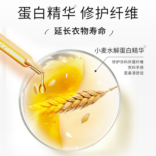 【U先】立白小白白真丝温和奢护洗衣液80gx2瓶 - 图1