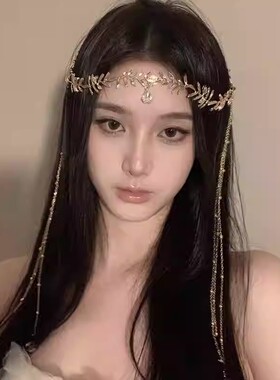 超仙古风流苏额饰眉心坠