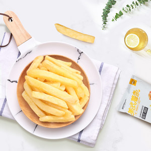 三只松鼠美式薯条75gx3袋办公网红吃货零食小吃即食休闲食品