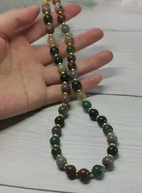 水草玛瑙项链
