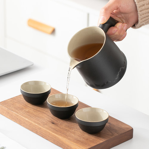 便携式旅行茶具户外随身功夫泡茶壶茶杯小套装简易露营快客杯出差 - 图2