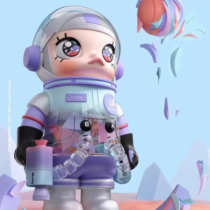 POPMART 泡泡玛特MEGA SPACE MOLLY 路易斯​·德古斯曼 海外限定 - 图0