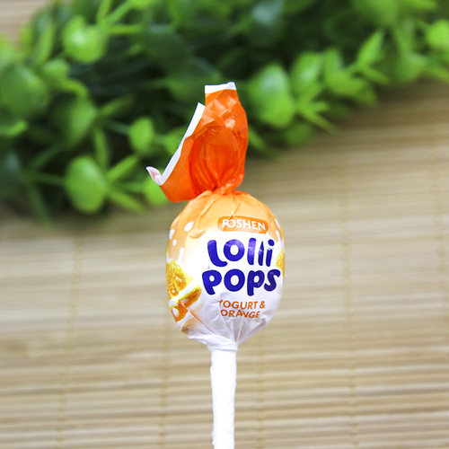 俄罗斯进口乌克兰如胜棒棒糖 多种水果奶昔混合味 儿童零食1000g - 图1