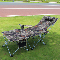 Outdoor Folding Chair Portable Reclining Chair Backrest Beach Camping Chair Fishing Chair Maza Contained Chair Afternoon Bed Chair