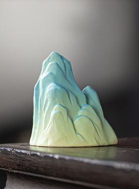 新中式陶瓷蓝色白瓷创意微景观