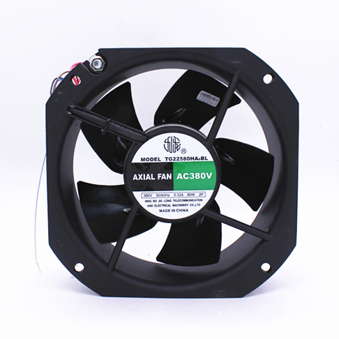 宁波九龙TG22580HA2/6BL金属轴流风机电焊机散热排风扇200FZY6-S - 图3