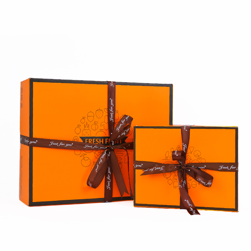 高档水果包装盒10-15斤通用手提盒苹果蜜桔橙子水果礼品盒空盒子