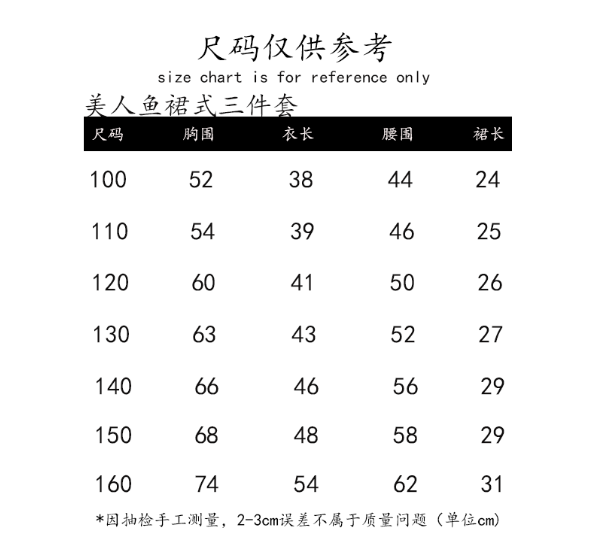 Amber内单 儿童泳衣女童短袖分体裙式三件套套装女孩中大童送泳帽 - 图2