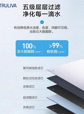 沁园净水器矿物质水超滤五级精滤