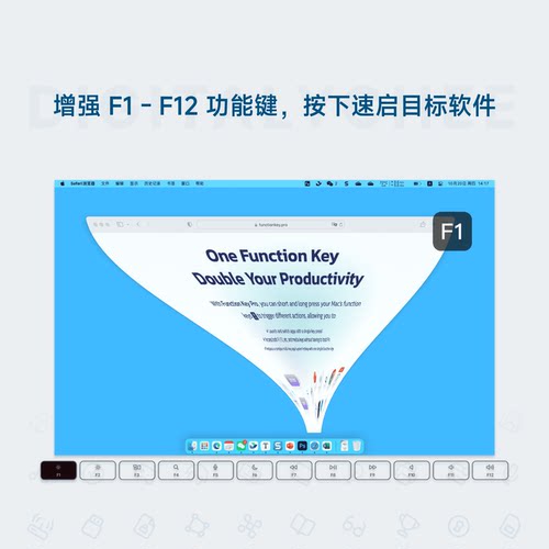 数码荔枝| Function Key Pro[Mac]功能键增强 调用快捷键快速切换 - 图0