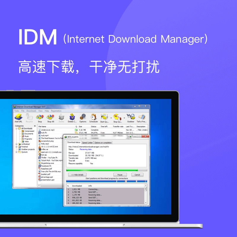 数码荔枝| Internet Download Manager正版终身下载软件IDM - 图0