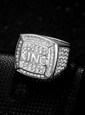KING国王男士戒指钛钢
