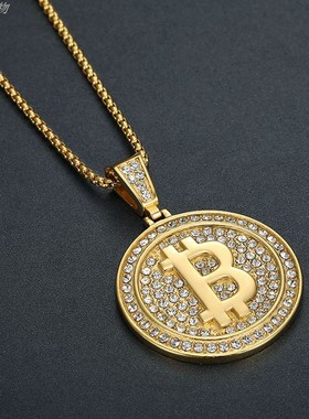 新款西海岸钛钢吊坠项链男不掉色