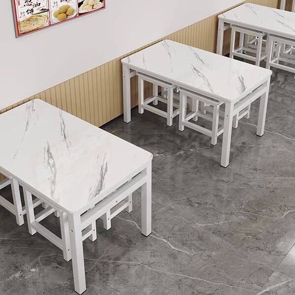 餐桌椅组合现代简约食堂公司小吃早餐店面馆家用快餐厅商用长方形,淘宝优惠券,粉丝福利购,淘宝优惠卷