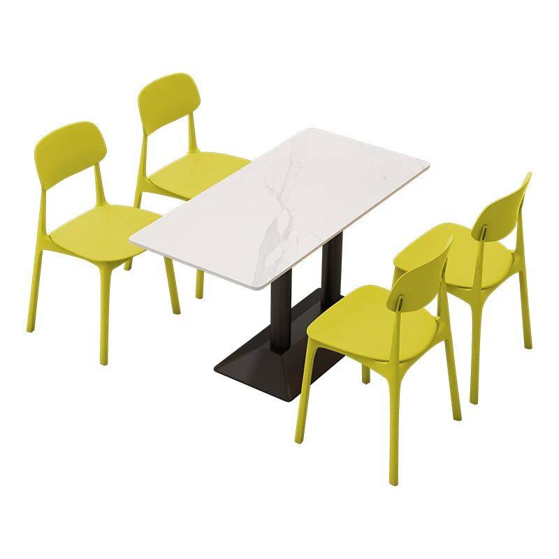 员工餐厅学校食堂桌椅小吃快餐店麻辣烫烧烤餐饮饭堂岩板桌子商用,淘宝优惠券,粉丝福利购,淘宝优惠卷