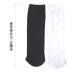 Vớ nam mùa hè rắn màu siêu mỏng Vớ nam polyester màu đen không có ống ngắn Vớ nam màu trắng mùa hè mỏng - Vớ nam tất thổ cẩm Vớ nam