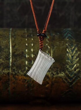 EnSage经典系列编织筐项链游牧风可调整小众高级感单耳酒壶毛衣链