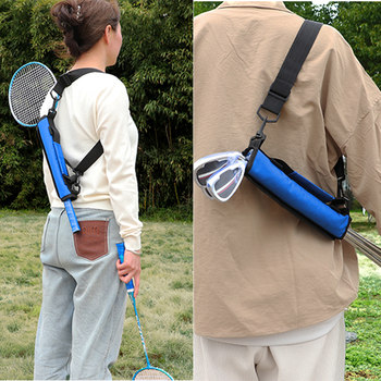 ກະເປົາແບດມິນຕັນ Oxford cloth badminton club bag small and portable simple mini racket protection bag golf club bag