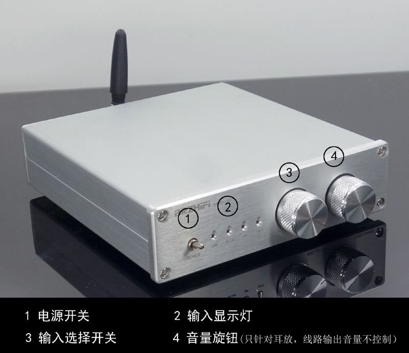 清风SU4  PCm5102解码器 DAC 数字界面  蓝牙5.0 超ES9038 LDAC - 图1